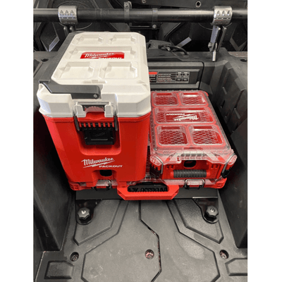 AJK Offroad Short Milwaukee Packout Mount for Polaris RZR XP 1000, XP Turbo & Turbo S - Rugged Terrain