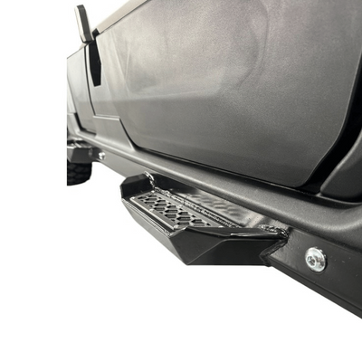 AJK Offroad Polaris Xpedition Rock Sliders with Step - Rugged Terrain