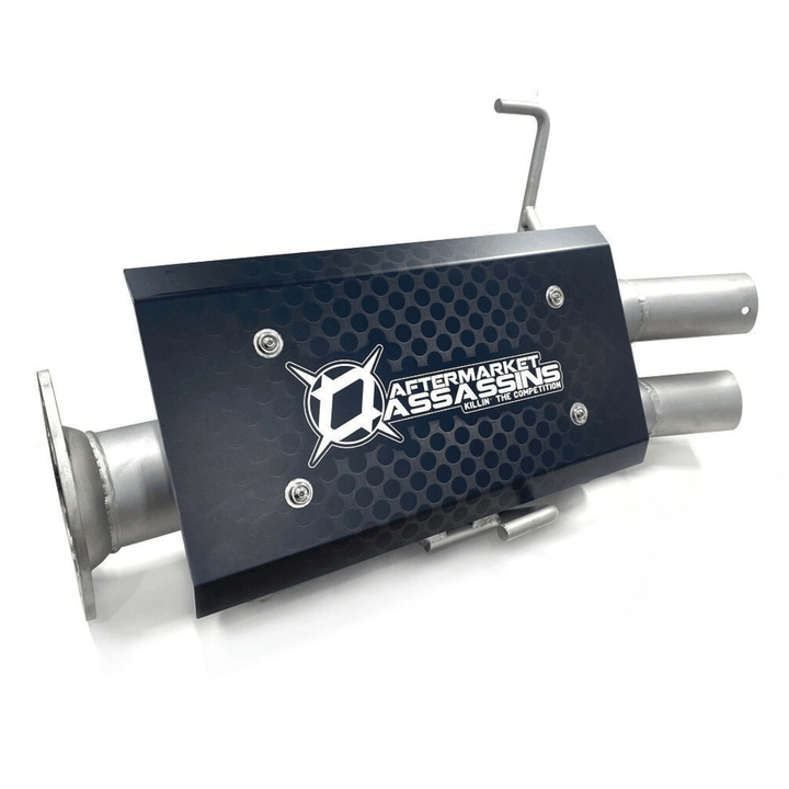 Aftermarket Assassins Stainless Slip - On Exhaust for RZR Pro R - Rugged Terrain