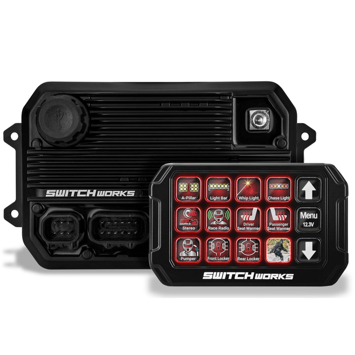 SWITCH Works Alpha 12 Digital Smart Switch Panel for 12 Outputs - Rugged Terrain