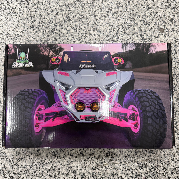 Polaris RZR Pro Series RGBW LED Chasing Fang Lights | App Control & Turn Signal Sync