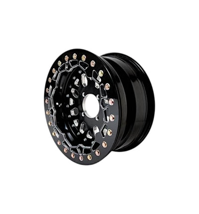 Alba Racing Black Baja Crusher Beadlock Wheels | Can-Am 4x136