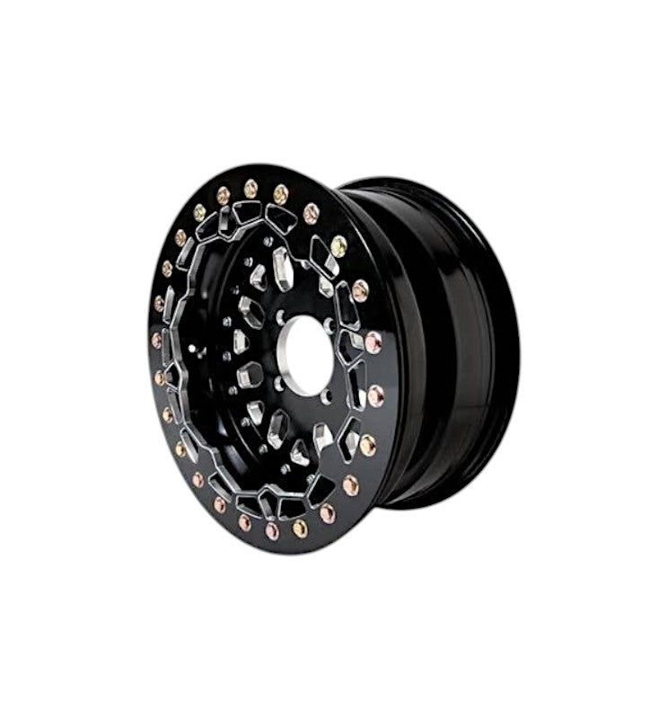 Alba Racing Black Baja Crusher Beadlock Wheels | Can-Am 4x136
