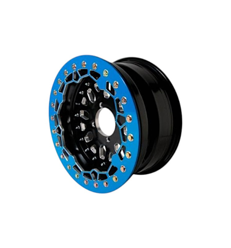 Alba Racing Blue Baja Crusher Beadlock Wheels | Can-Am 4x136