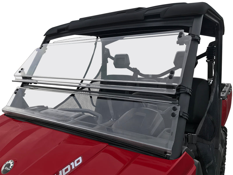 Spike Can-Am Defender Full Tilting Scratch Resistant Windshield