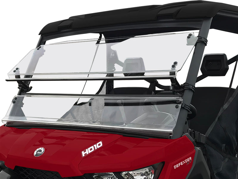 Spike Can-Am Defender Full Tilting Scratch Resistant Windshield