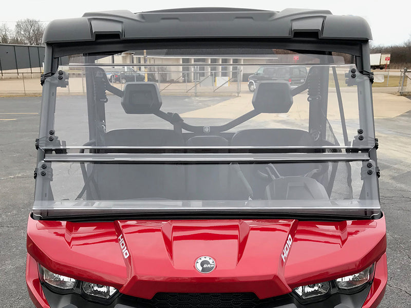 Spike Can-Am Defender Full Tilting Scratch Resistant Windshield