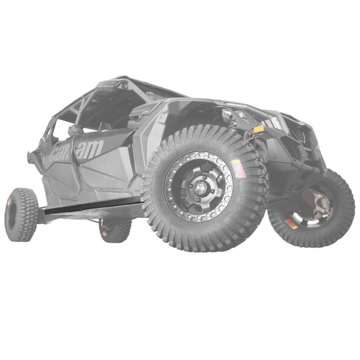 Factory UTV Can - Am Maverick X3 Max UHMW Rock Sliders - Rugged Terrain