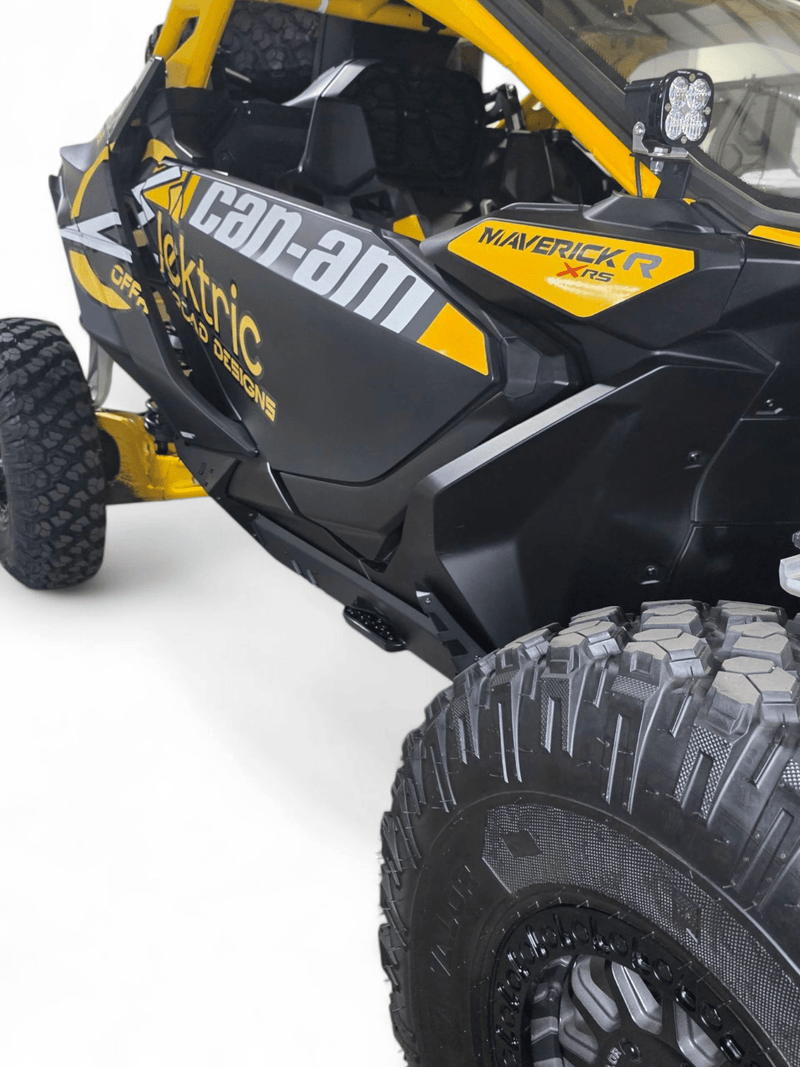 Electric Offroad Volt Rocker Steps for 2024+ Can Am Maverick R - Rugged Terrain