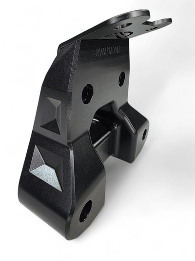 Elektric Offroad Billet Radius Rod Plate (Black) for 2024+ Can Am Maverick R - Rugged Terrain