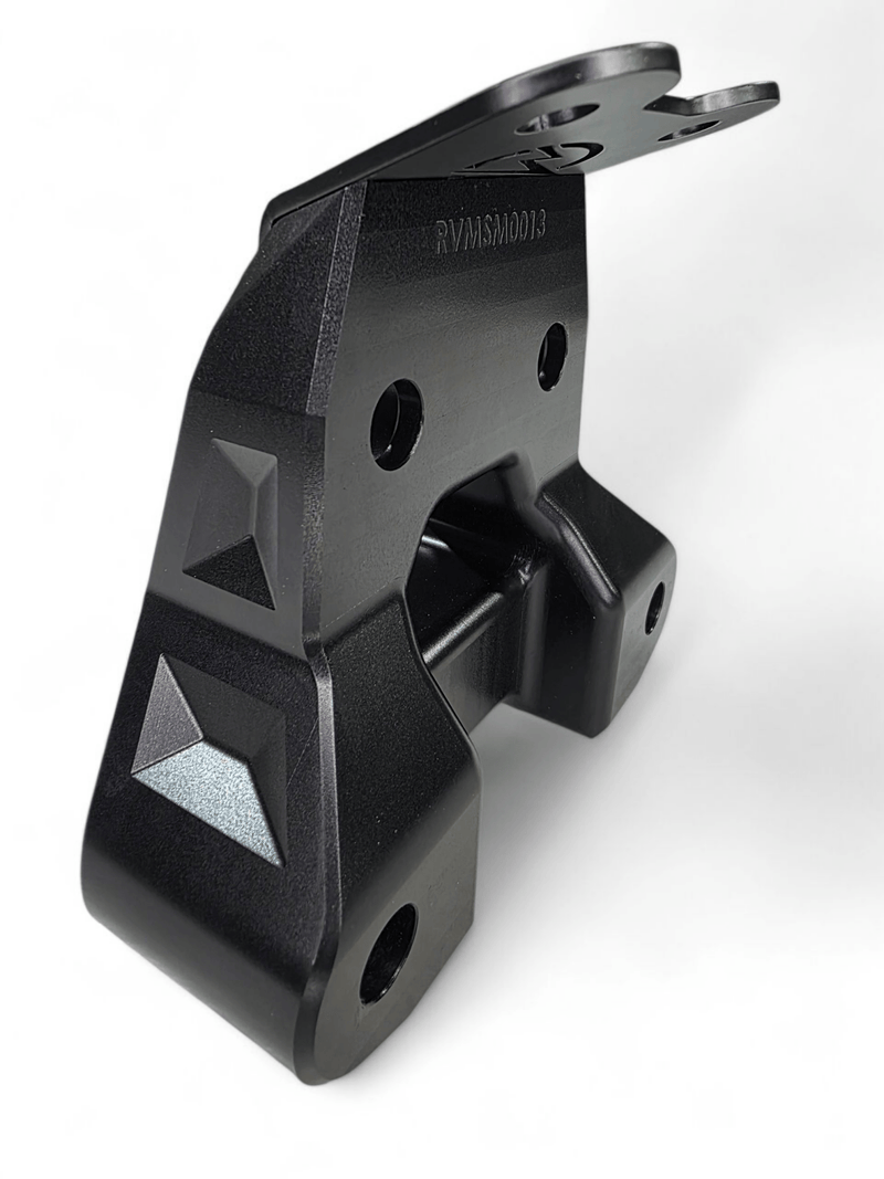 Elektric Offroad Billet Radius Rod Plate (Black) for 2024+ Can Am Maverick R - Rugged Terrain