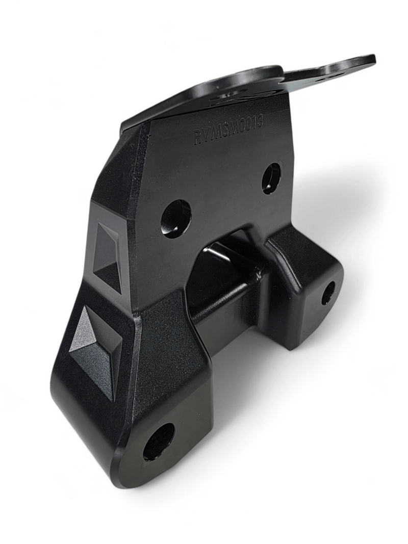 Elektric Offroad Billet Radius Rod Plate (Black) for 2024+ Can Am Maverick R - Rugged Terrain