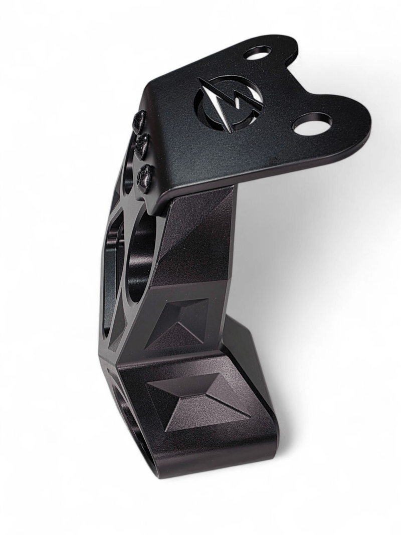 Elektric Offroad Billet Radius Rod Plate (Black) for 2024+ Can Am Maverick R - Rugged Terrain