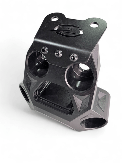 Elektric Offroad Billet Radius Rod Plate (Black) for 2024+ Can Am Maverick R - Rugged Terrain