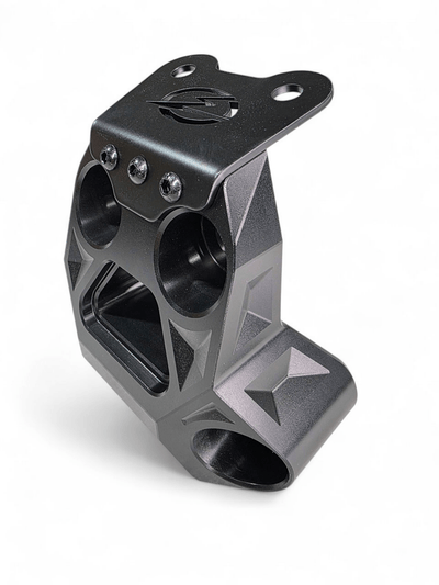 Elektric Offroad Billet Radius Rod Plate (Black) for 2024+ Can Am Maverick R - Rugged Terrain