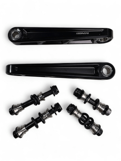 Elektric Offroad Front Sway Bar Links Anodized Black from 2024+ Can - Am Maverick R - Rugged Terrain
