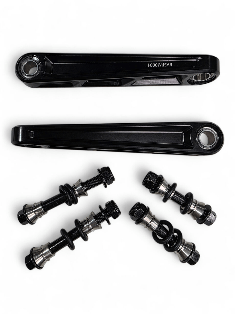 Elektric Offroad Front Sway Bar Links Anodized Black from 2024+ Can - Am Maverick R - Rugged Terrain