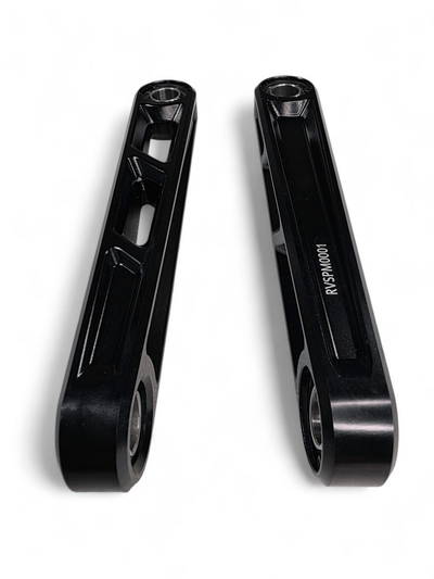 Elektric Offroad Front Sway Bar Links Anodized Black from 2024+ Can - Am Maverick R - Rugged Terrain