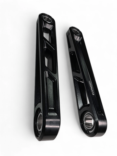 Elektric Offroad Front Sway Bar Links Anodized Black from 2024+ Can - Am Maverick R - Rugged Terrain