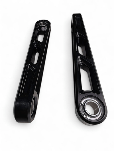 Elektric Offroad Front Sway Bar Links Anodized Black from 2024+ Can - Am Maverick R - Rugged Terrain