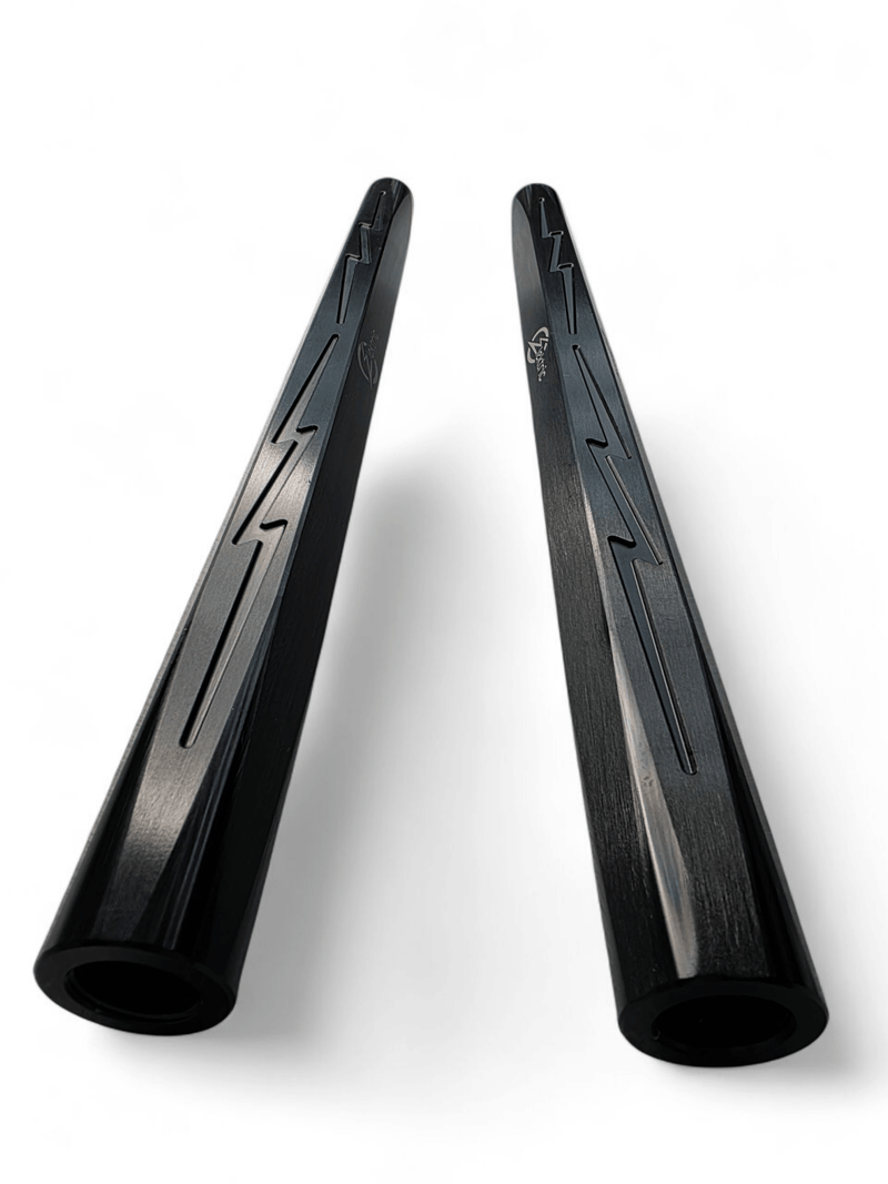 Elektric Offroad Billet Tie Rods Anodized Black for 2024+ Can - Am Maverick R - Rugged Terrain