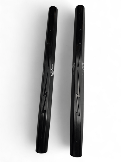 Elektric Offroad Billet Tie Rods Anodized Black for 2024+ Can - Am Maverick R - Rugged Terrain