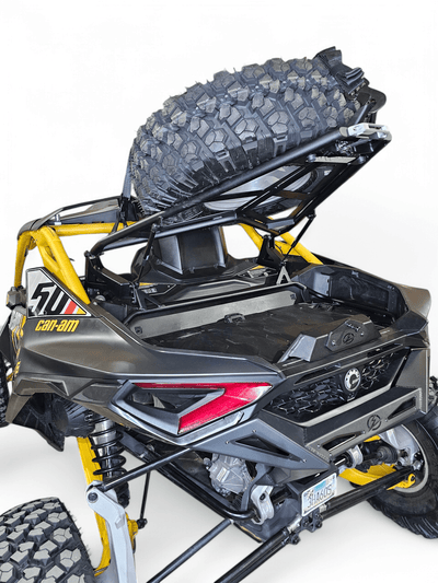 Elektrick Offroad Volt Tire Rack for 2024+ Can - Am Maverick R - Rugged Terrain