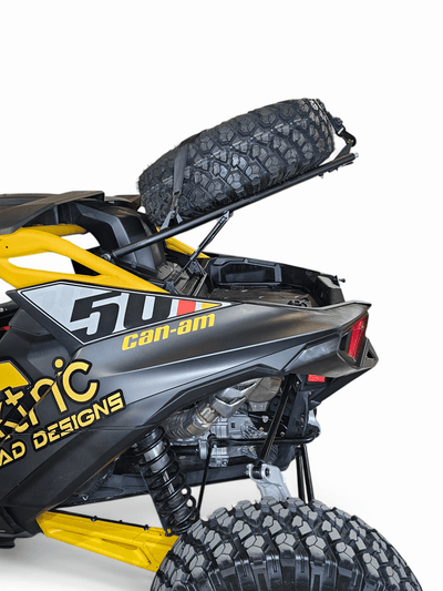 Elektrick Offroad Volt Tire Rack for 2024+ Can - Am Maverick R - Rugged Terrain