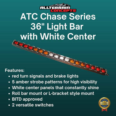 ATC CHASE SERIES 36 Light Bars - Rugged Terrain