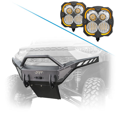 DRT Ranger XP 1000 / 2019 - 2024 Front Winch Bumper - Rugged Terrain