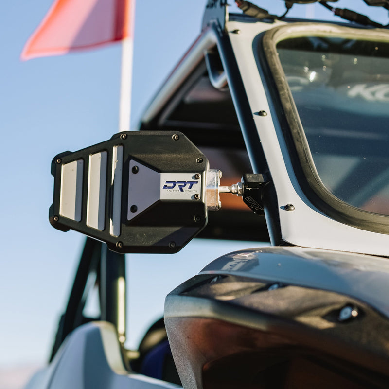 DRT Billet Aluminum Tactical Convex Side Mirror Set - Rugged Terrain