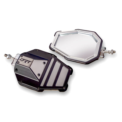 DRT Billet Aluminum Tactical Convex Side Mirror Set - Rugged Terrain