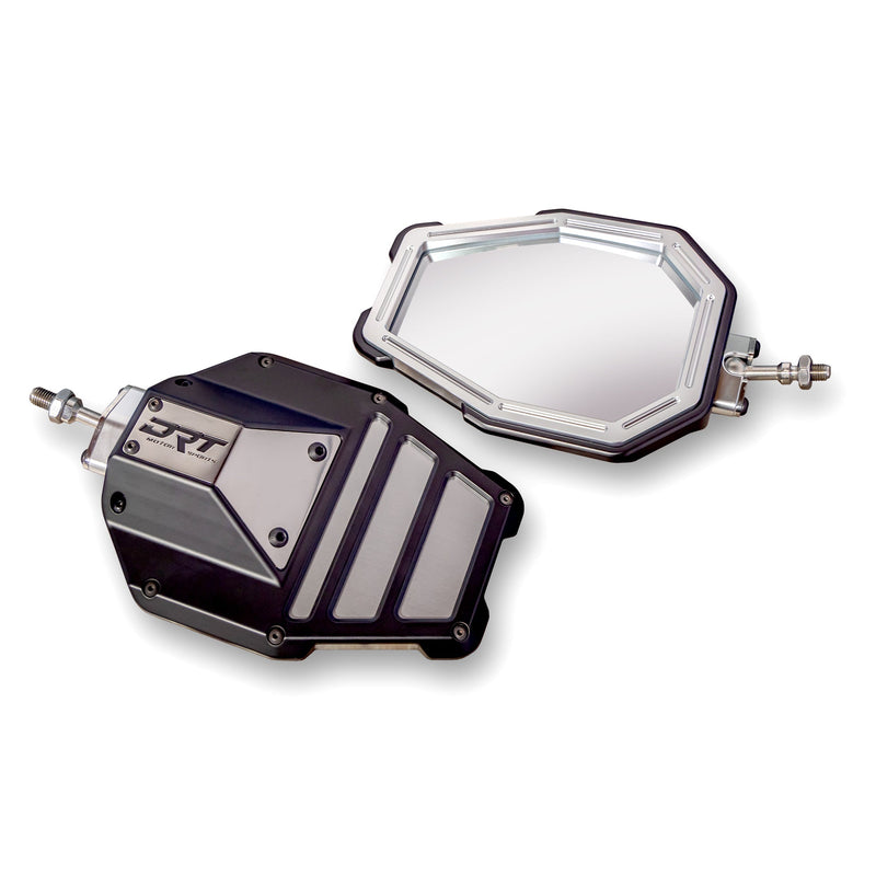 DRT Billet Aluminum Tactical Convex Side Mirror Set - Rugged Terrain