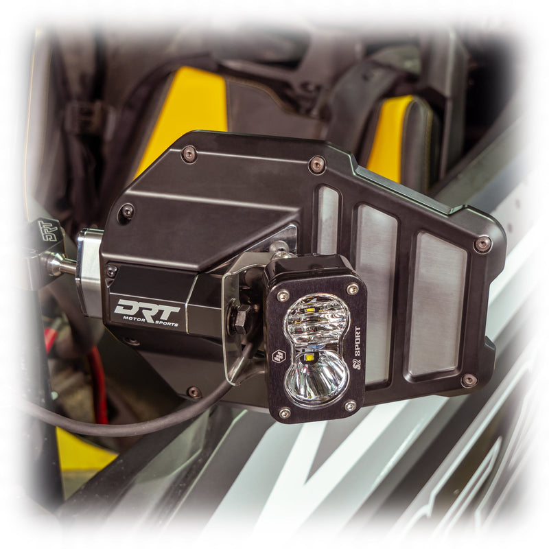 DRT Billet Aluminum Tactical Convex Side Lighted Mirror Set Kit - Rugged Terrain