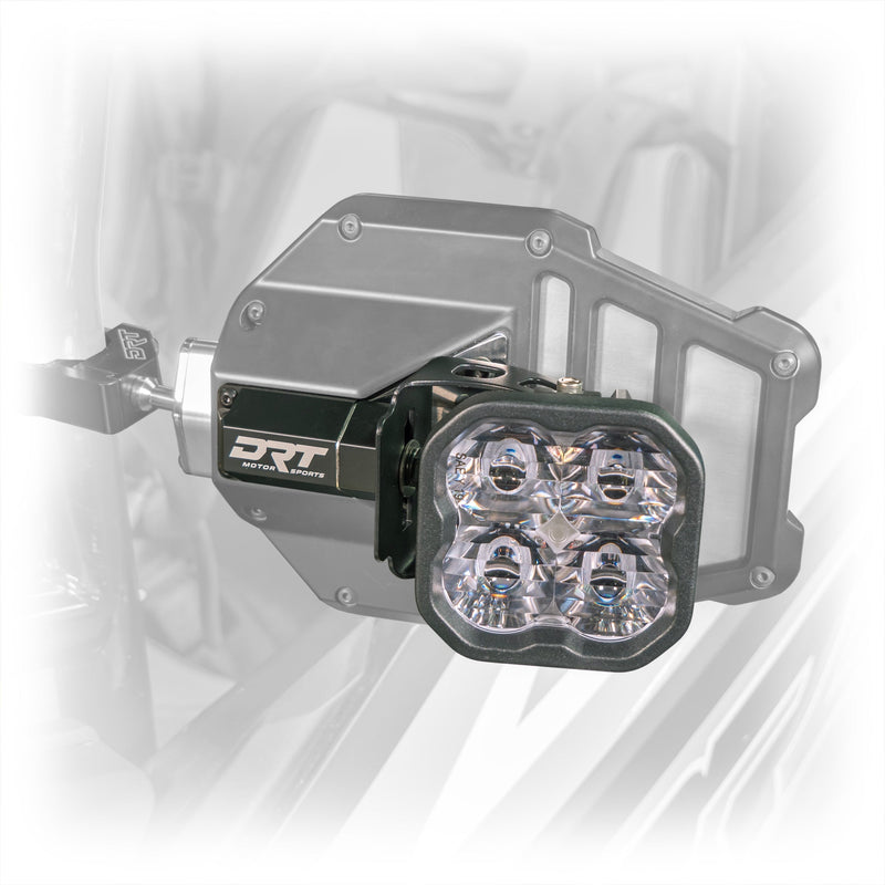 DRT Aluminum Tactical Mirror Light Bracket Kit - Rugged Terrain