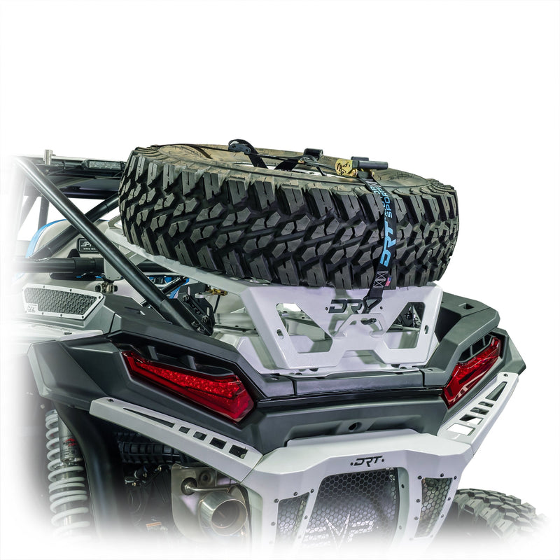DRT Motorsports Polaris 2024+ RZR XP 1000/4 Tire Carrier/Adventure Rack - Rugged Terrain
