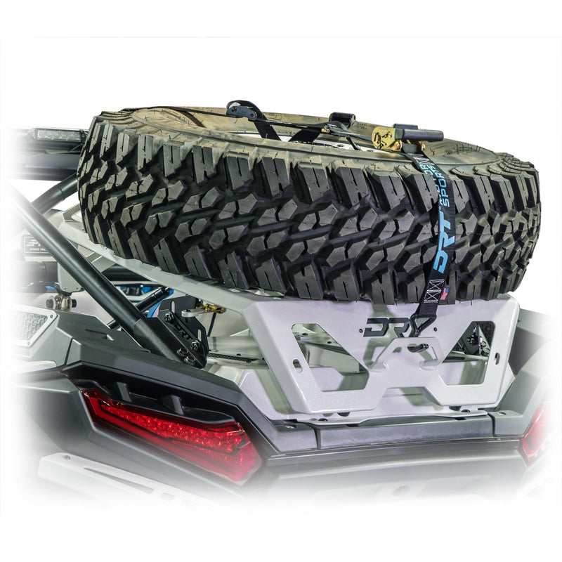 DRT Motorsports Polaris 2024+ RZR XP 1000/4 Tire Carrier/Adventure Rack - Rugged Terrain