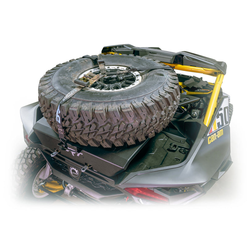 DRT Motorsports Can - Am Maverick R Tire Carrier / Adventure Rack - Rugged Terrain