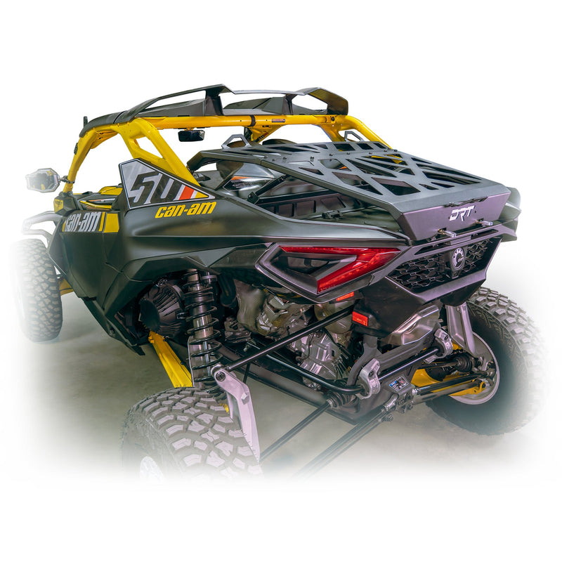 DRT Motorsports Can - Am Maverick R Tire Carrier / Adventure Rack - Rugged Terrain
