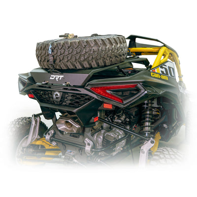 DRT Motorsports Can - Am Maverick R Tire Carrier / Adventure Rack - Rugged Terrain