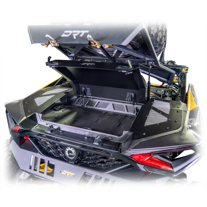 Can - Am 2024+ Maverick R Aluminum Trunk Enclosure - Rugged Terrain