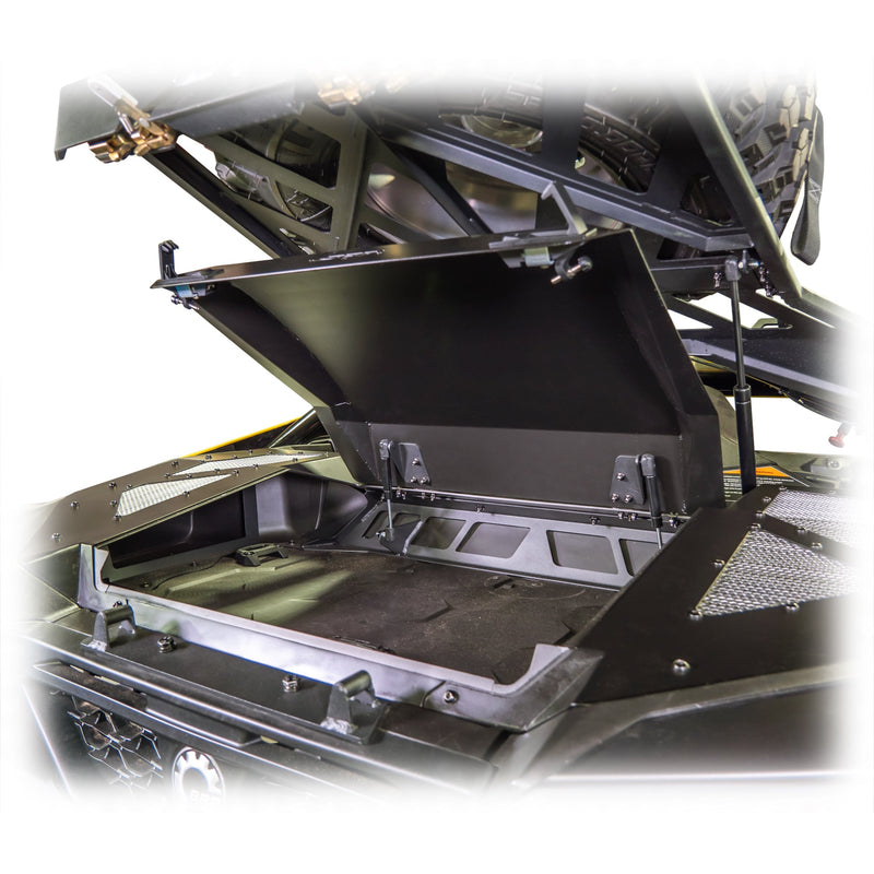 Can - Am 2024+ Maverick R Aluminum Trunk Enclosure - Rugged Terrain