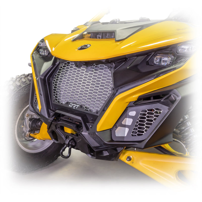 DRT Can - Am Maverick R Aluminum Front Grill Kit - Rugged Terrain