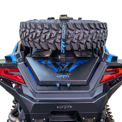 DRT RZR Pro R / Turbo R / Pro XP 2022+ Oversize Tire Carrier Mount Accessory - Rugged Terrain