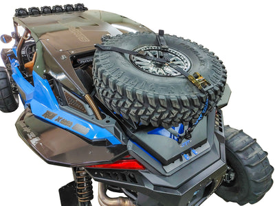 DRT RZR Pro R / Turbo R / Pro XP 2022+ Oversize Tire Carrier Mount Accessory - Rugged Terrain