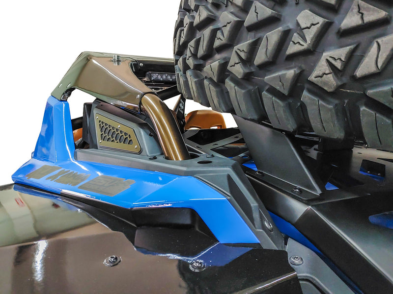 DRT RZR Pro R / Turbo R / Pro XP 2022+ Oversize Tire Carrier Mount Accessory - Rugged Terrain