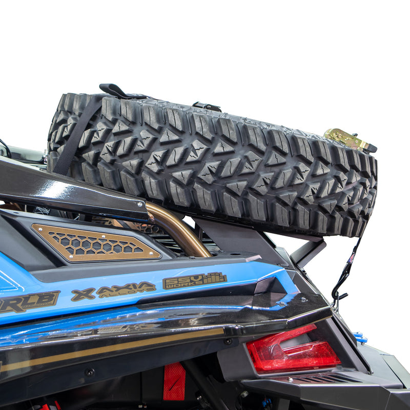 DRT RZR Pro R / Turbo R / Pro XP 2022+ Oversize Tire Carrier Mount Accessory - Rugged Terrain