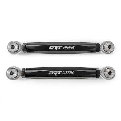 DRT RZR Polaris Pro XP Billet Aluminum Hex Bar Adjustable Sway Bar Link Kit, Rear (M10)