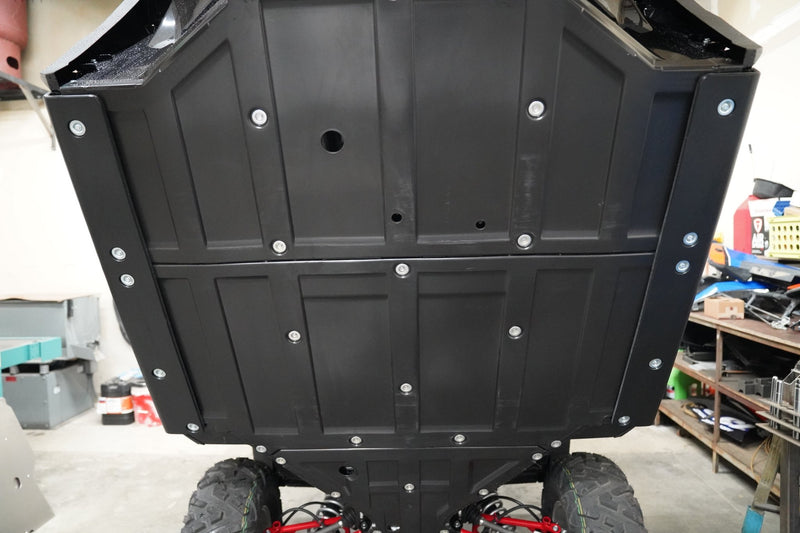 Kawasaki Ridge UHMW Rock Sliders - Rugged Terrain