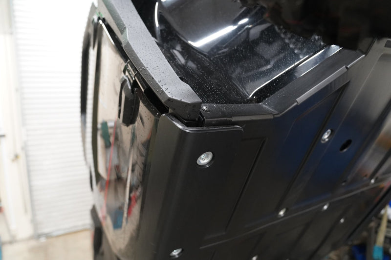 Kawasaki Ridge UHMW Rock Sliders - Rugged Terrain